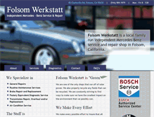 Tablet Screenshot of folsomwerkstatt.com